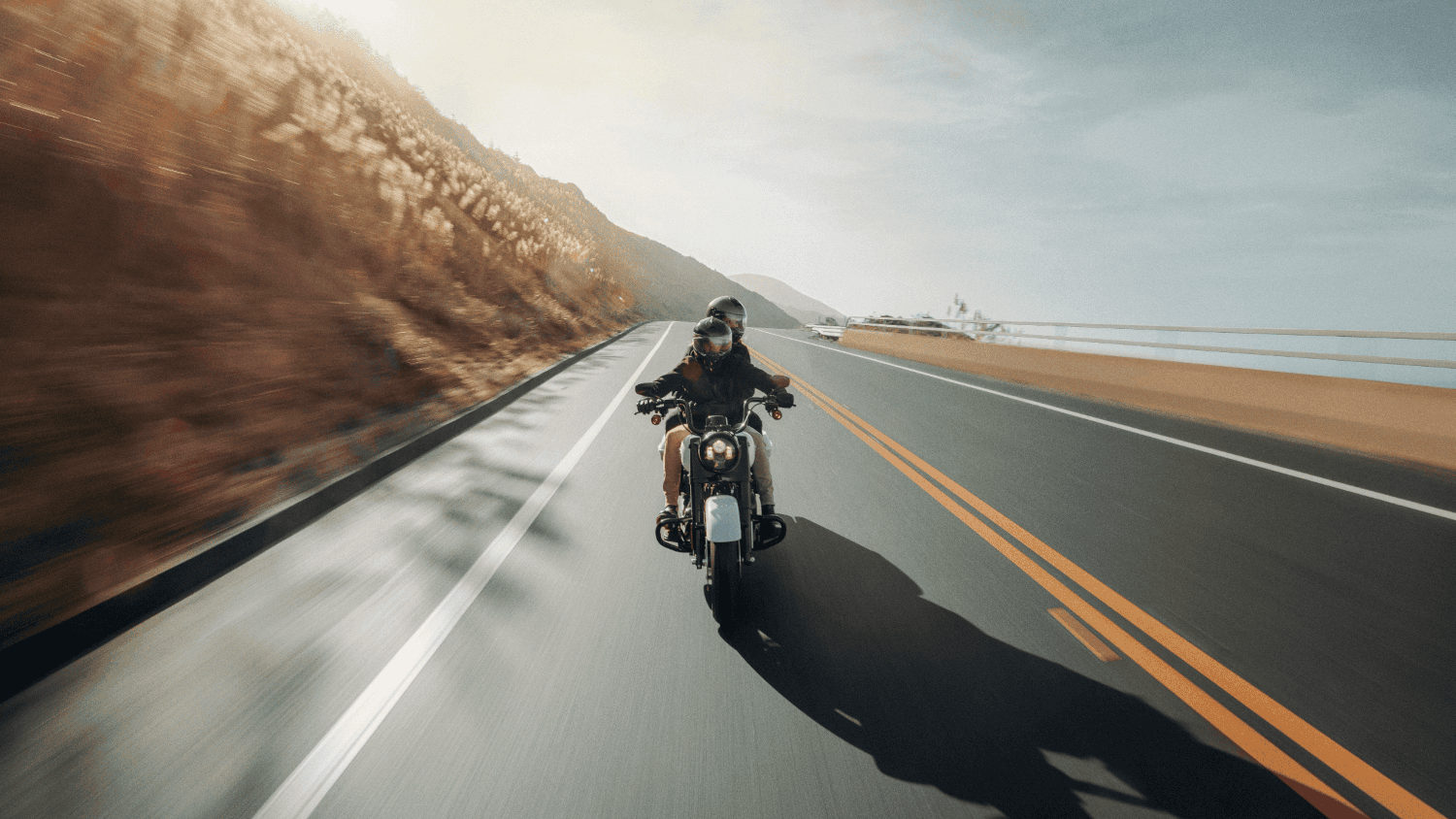 2024 Harley-Davidson&reg; Road King&reg; Special with two riders on an open highway
